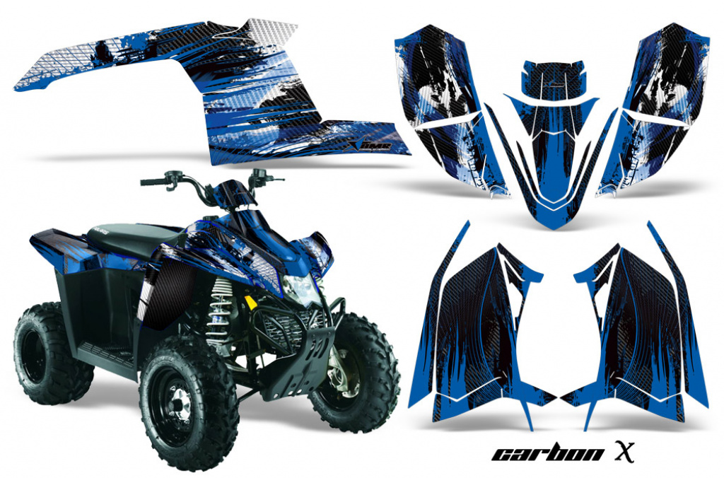 Carbon-X Blau für Polaris Trailblazer 2010-2013