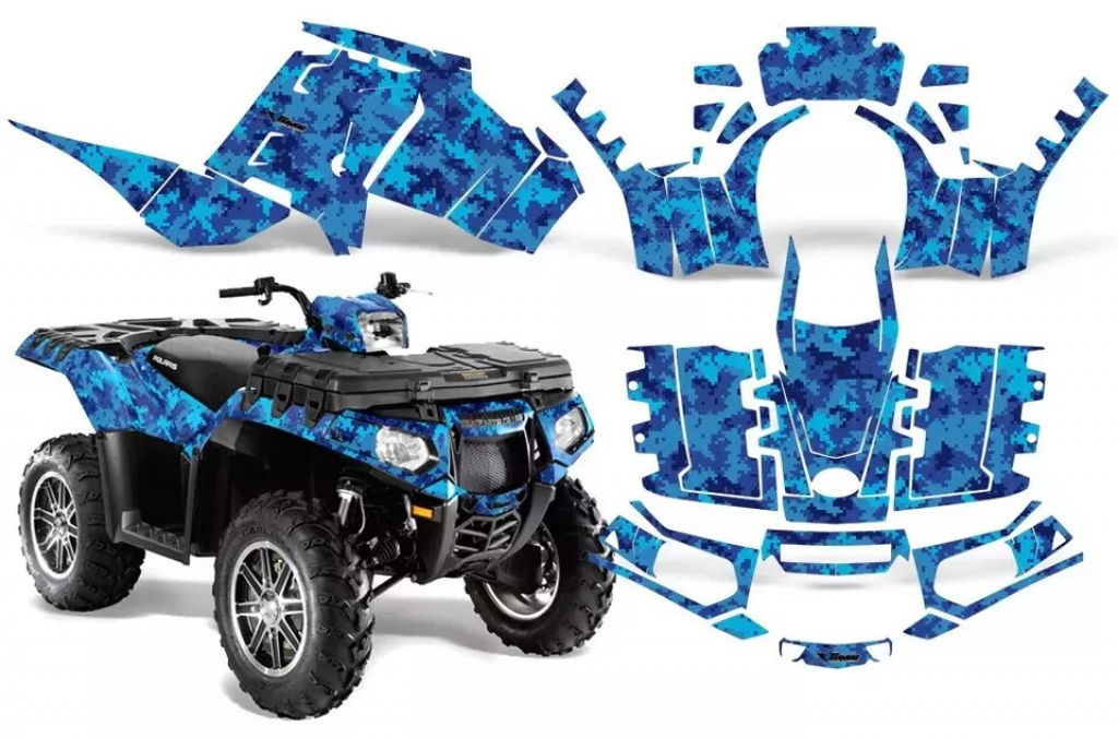 Digicamo Blau für Polaris Sportsman 550 2009-2015