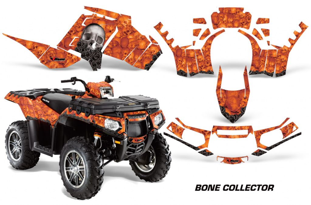 Bone Collector Orange für Polaris Sportsman 550 2009-2015