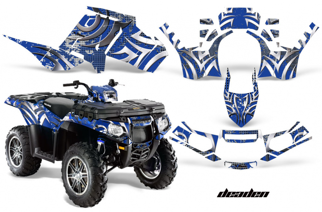 Deaden Blau für Polaris Sportsman 550 2009-2015