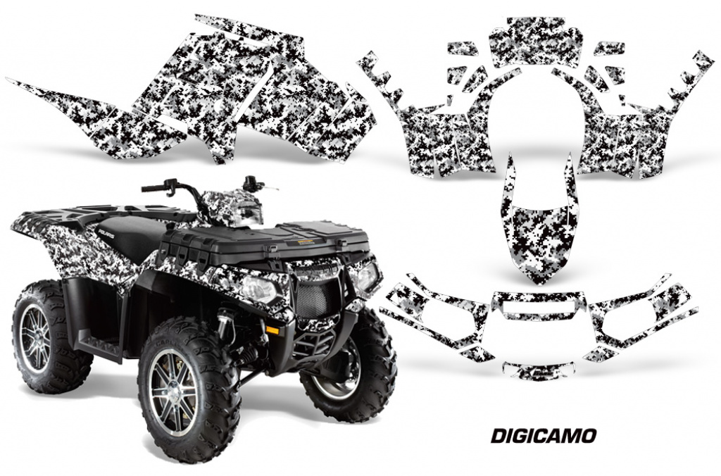 Digicamo Weiß für Polaris Sportsman 550 2009-2015