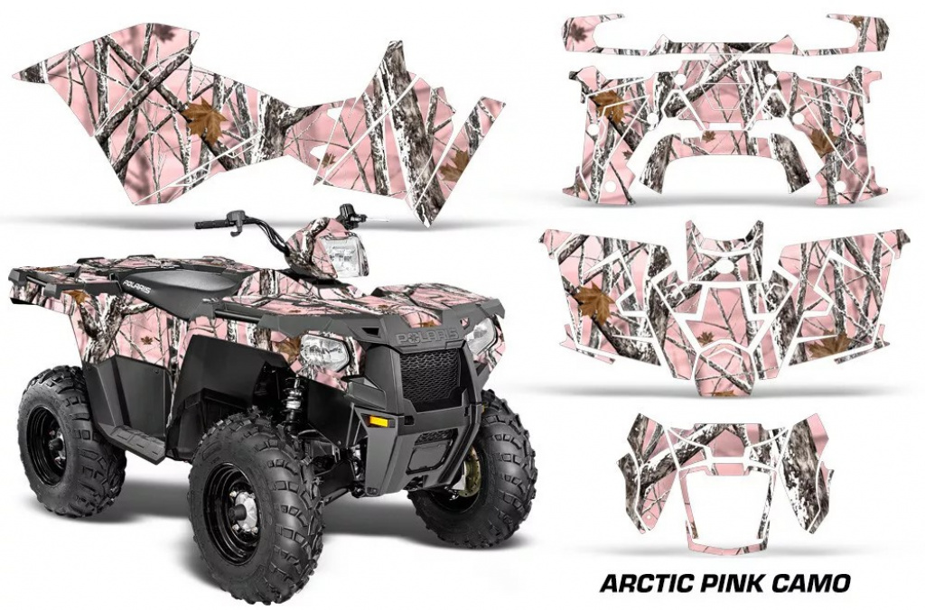 Arctic Pink Camo for Polaris Sportsman 325ETX/450/570 14-17