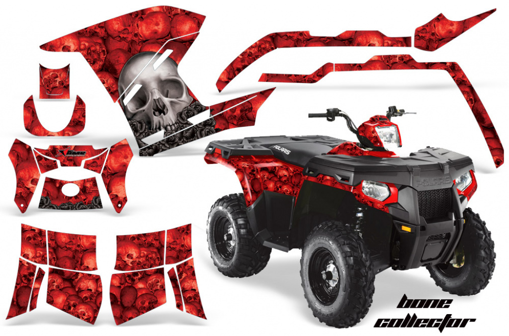 Bone Collector Red for Polaris Sportsman 800/500/400 11-15