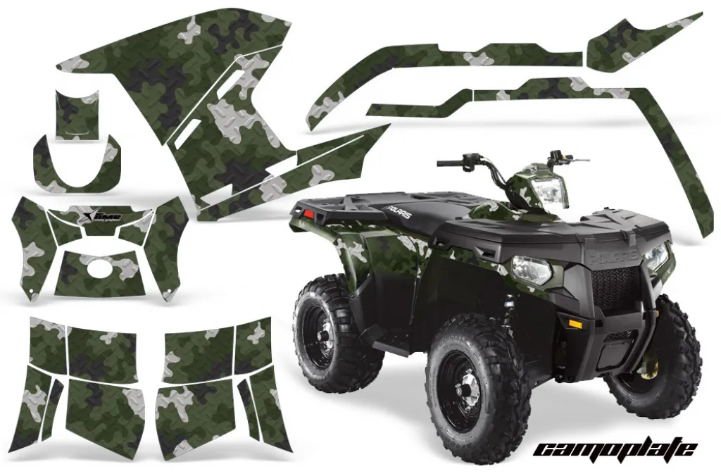 Camoplate Green for Polaris Sportsman 800/500/400 11-15