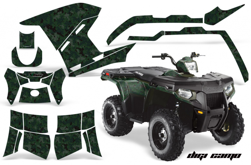 Digicamo Green for Polaris Sportsman 800/500/400 11-15