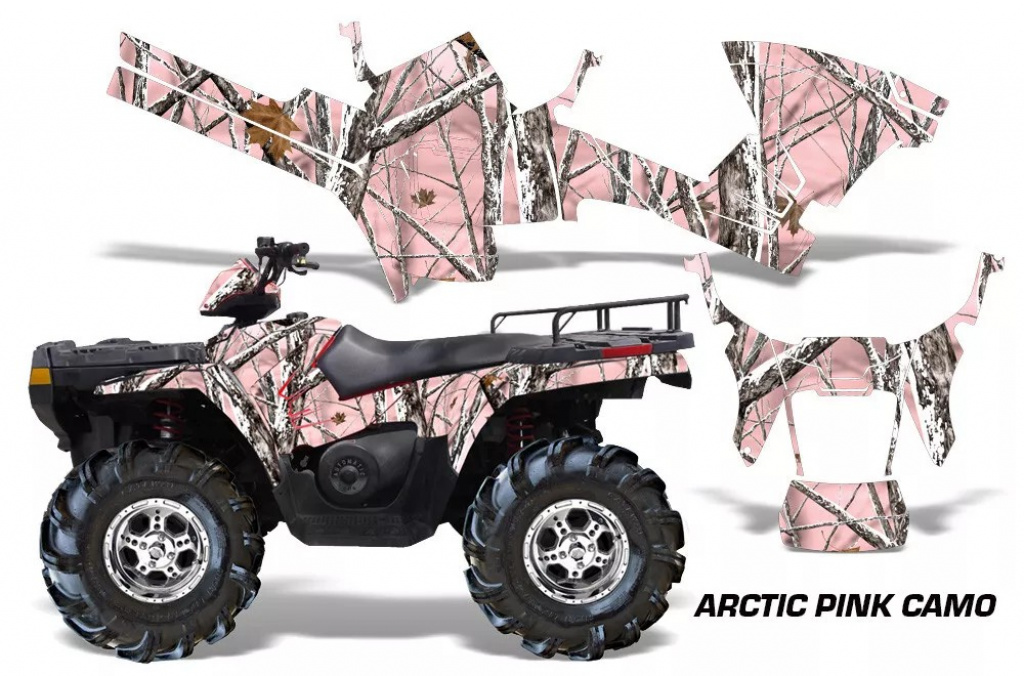Arctic Pink Camo for Polaris Sportsman 800/700/500 05-10