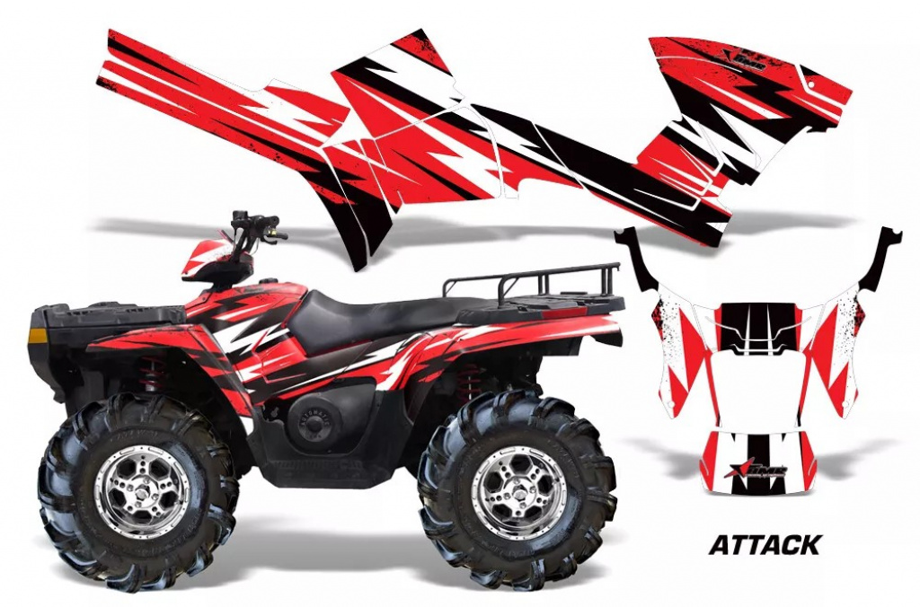 Attack Red for Polaris Sportsman 800/700/500 05-10