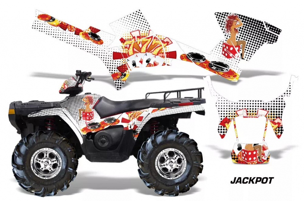 Jackpot White for Polaris Sportsman 800/700/500 05-10