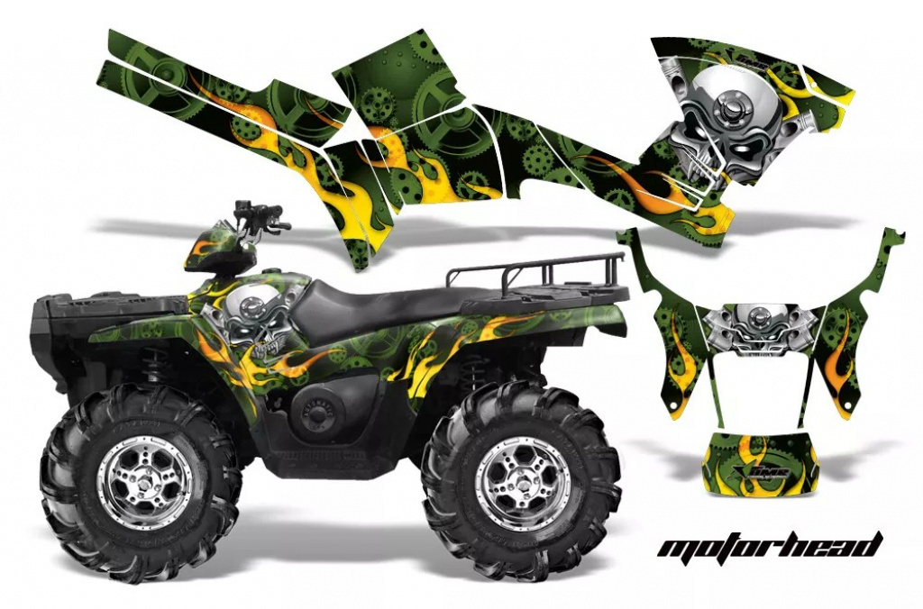 Motorhead Green for Polaris Sportsman 800/700/500 05-10
