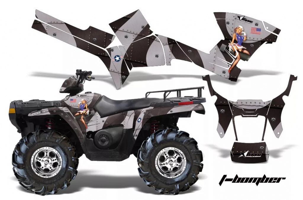 T-Bomber Black for Polaris Sportsman 800/700/500 05-10