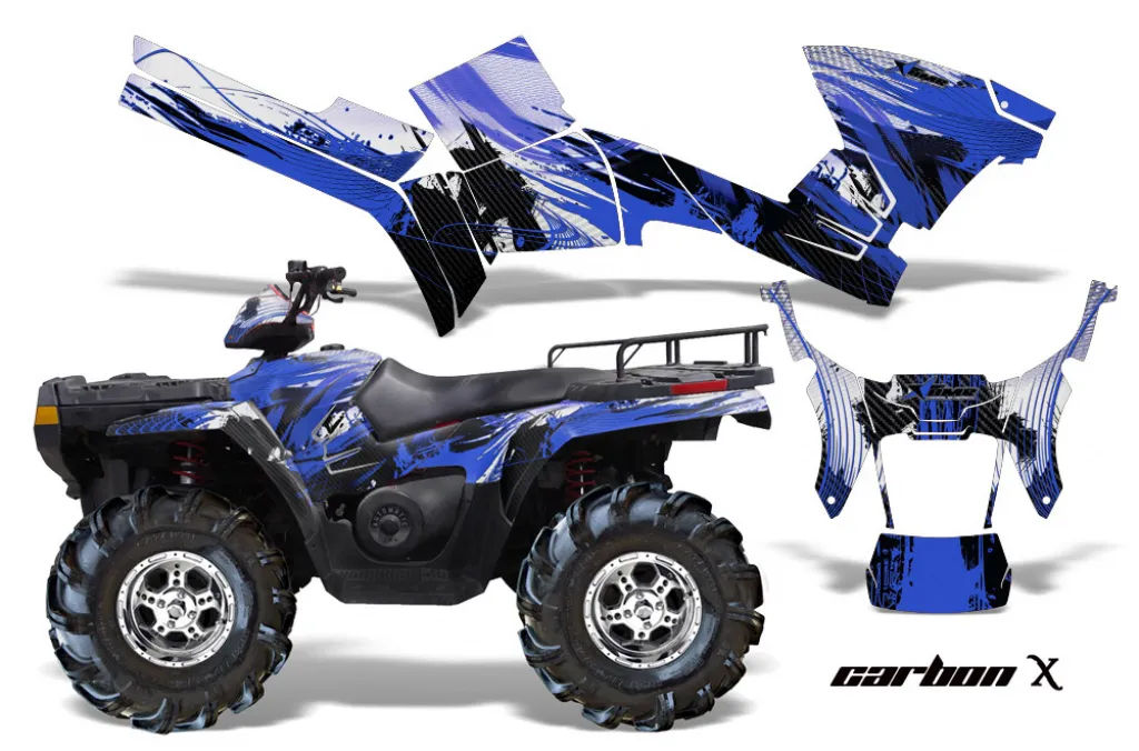 Carbon-X Blue for Polaris Sportsman 800/700/500 05-10