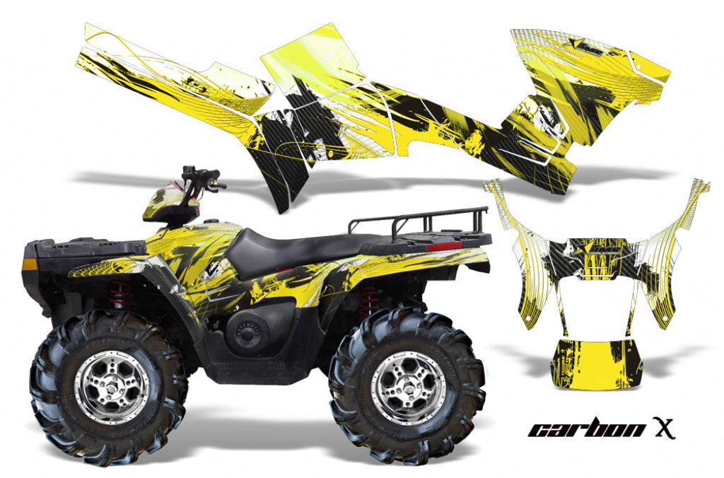 Carbon-X Yellow for Polaris Sportsman 800/700/500 05-10