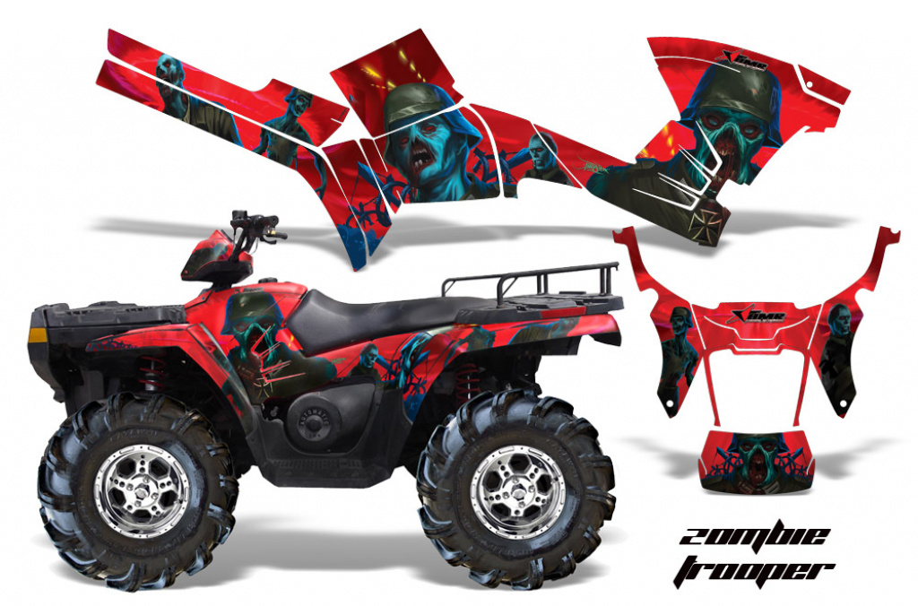 Zombie Trooper Red for Polaris Sportsman 800/700/500 05-10