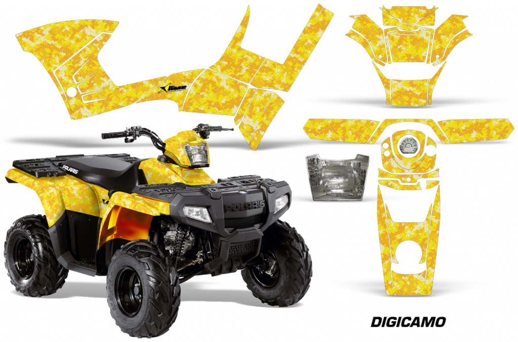 Camoplate Schwarz für Polaris Sportsman 90/110
