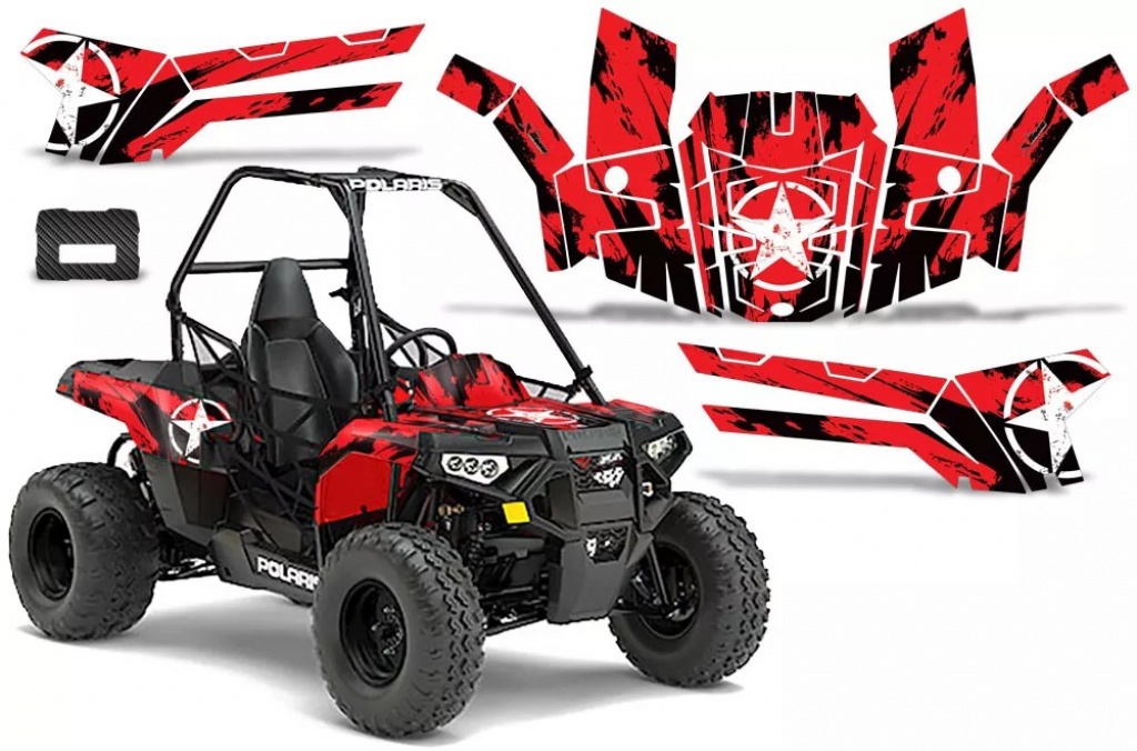 Torn Red for Polaris Sportsman ACE 150 16-18