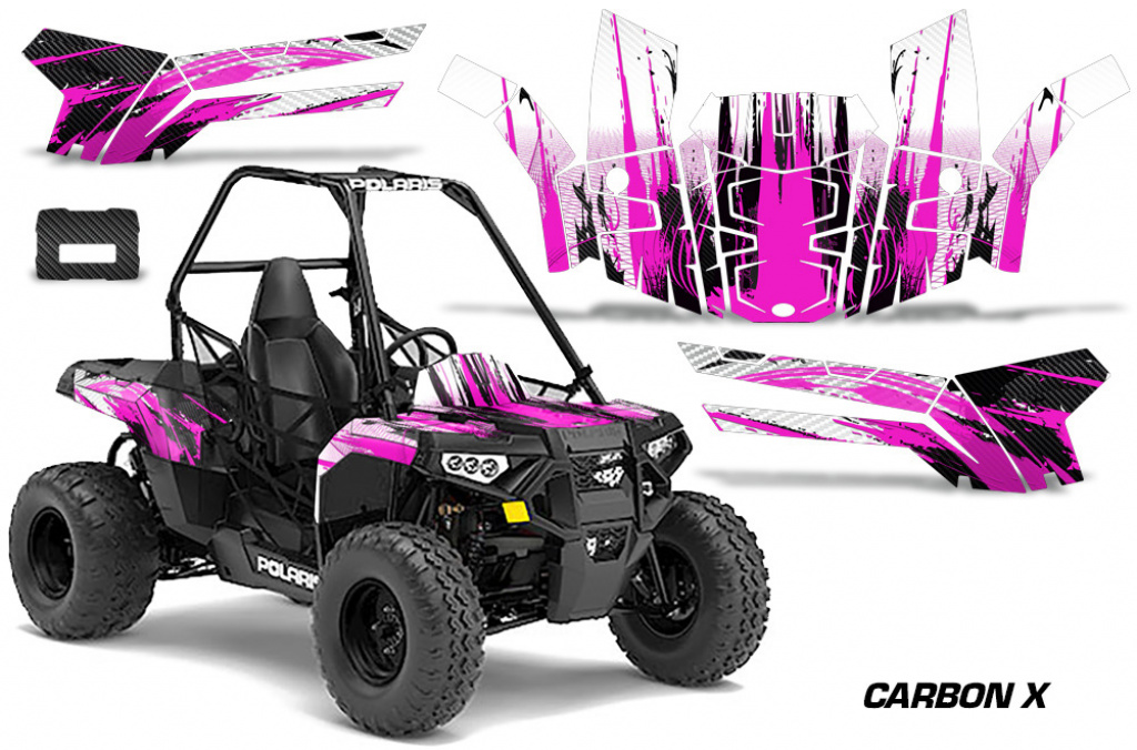 Carbon-X Pink for Polaris Sportsman ACE 150 16-18