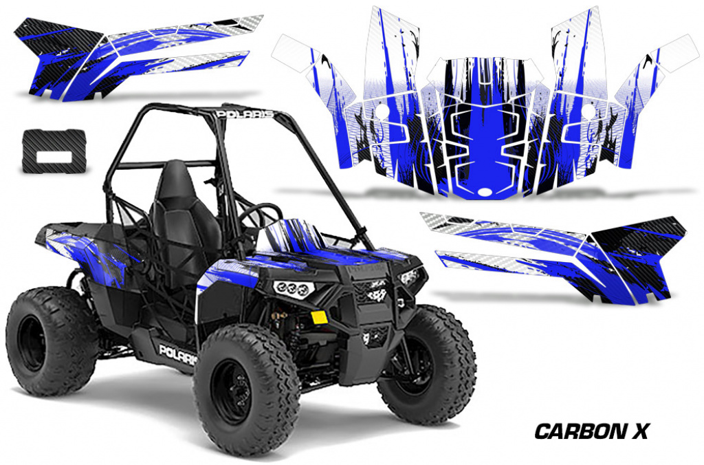 Carbon-X Blue for Polaris Sportsman ACE 150 16-18