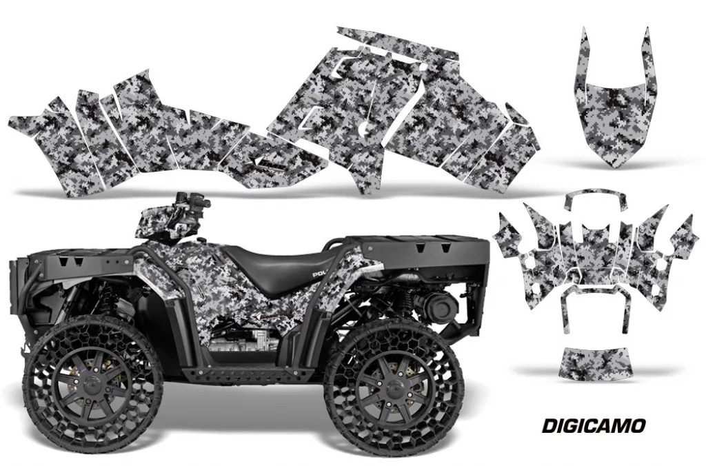 Digicamo Silver for Polaris Sportsman WV850 12-15