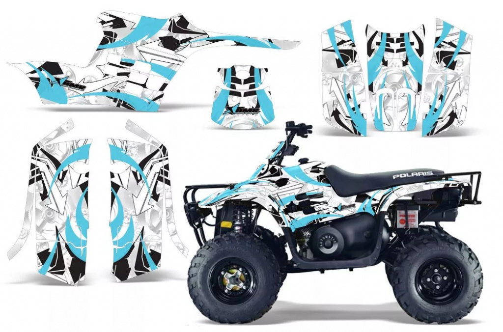 Expo Aqua Blau für Polaris Trailboss 330 04-09