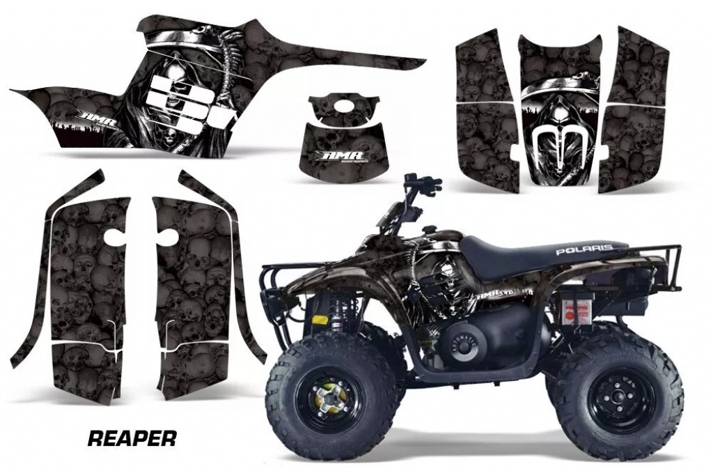 Reaper Schwarz für Polaris Trailboss 330 04-09