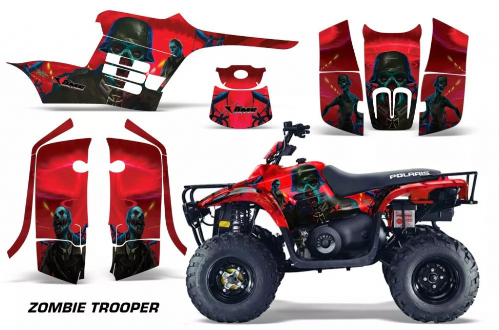 Zombie Trooper Rot für Polaris Trailboss 330 04-09