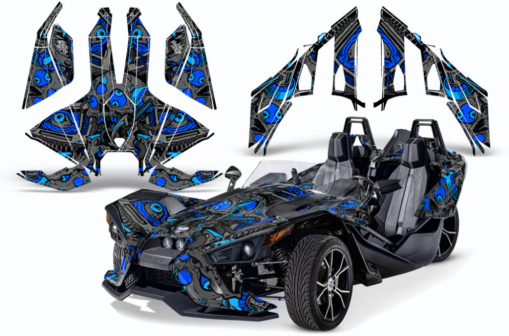 Tune In Blau für Polaris Slingshot SL15-23
