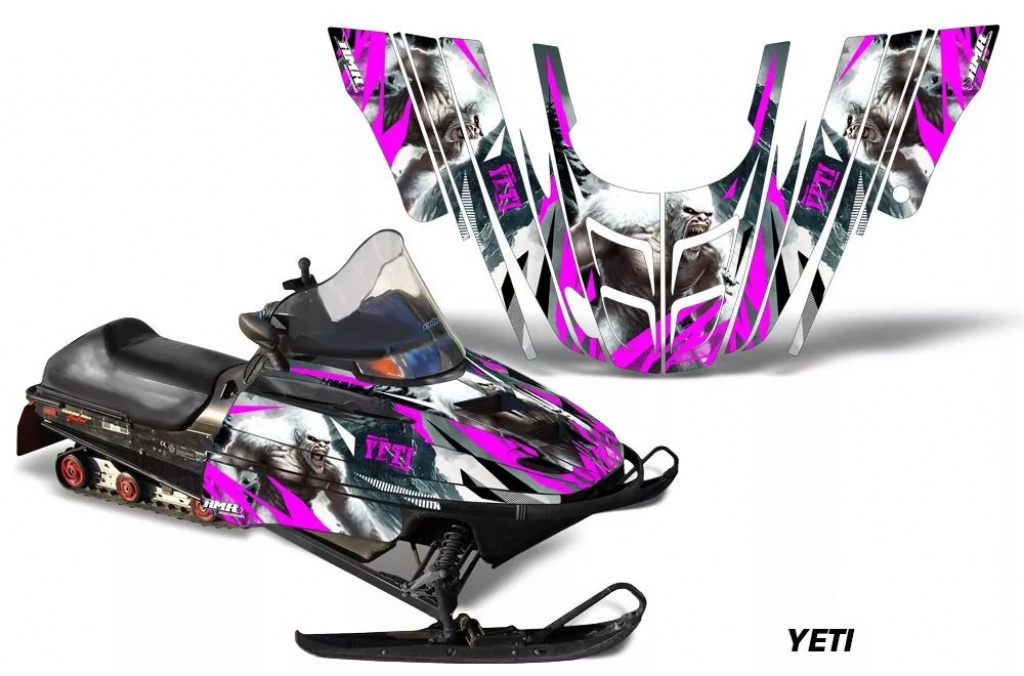 Yeti Pink für Polaris 700XC/800XCR/600RMK/Touring 99-03