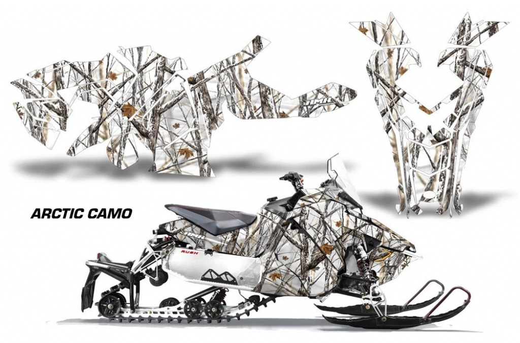 Arctic Camo für Polaris Axys Rush Pro S/Switchback Pro S/Adventure 15+