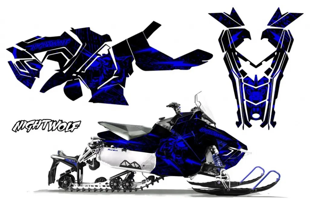 Nightwolf Blau für Polaris Axys Rush Pro S/Switchback Pro S/Adventure 15+