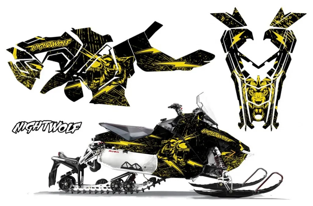 Nightwolf Gelb für Polaris Axys Rush Pro S/Switchback Pro S/Adventure 15+