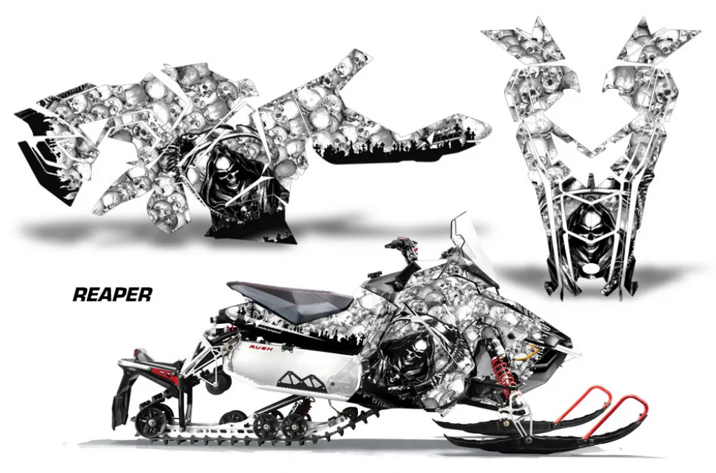 Reaper Weiß für Polaris Axys Rush Pro S/Switchback Pro S/Adventure 15+
