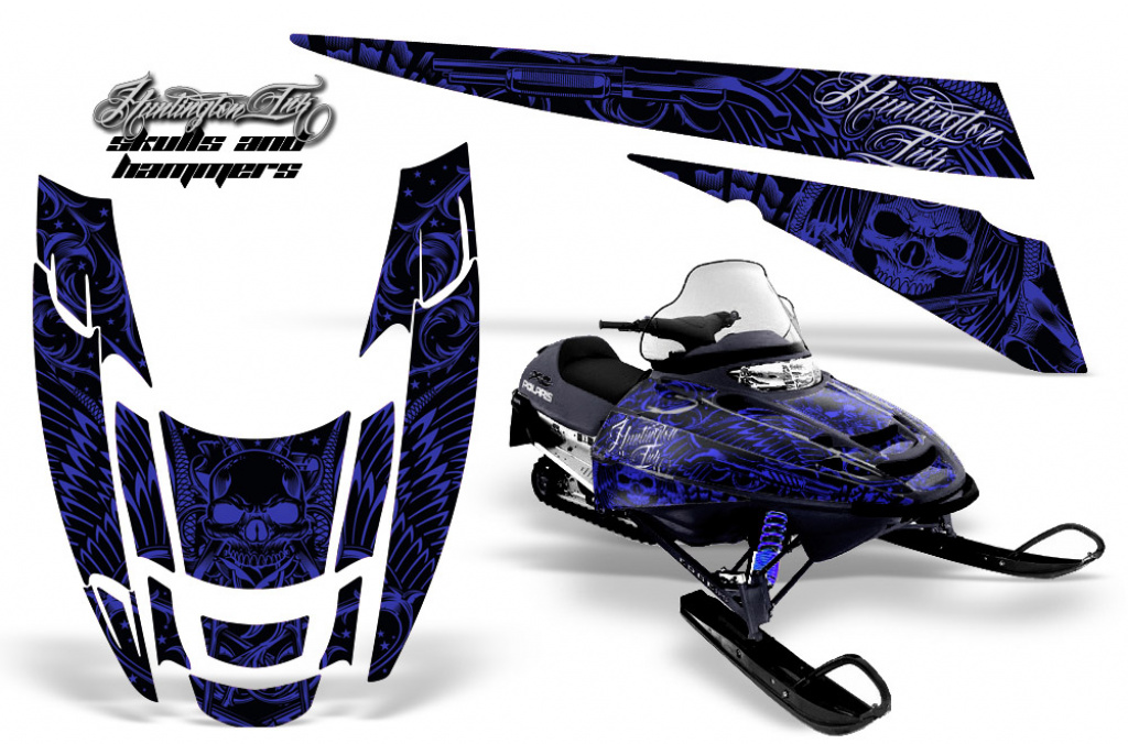 Skulls N Hammers Blau für Polaris Edge