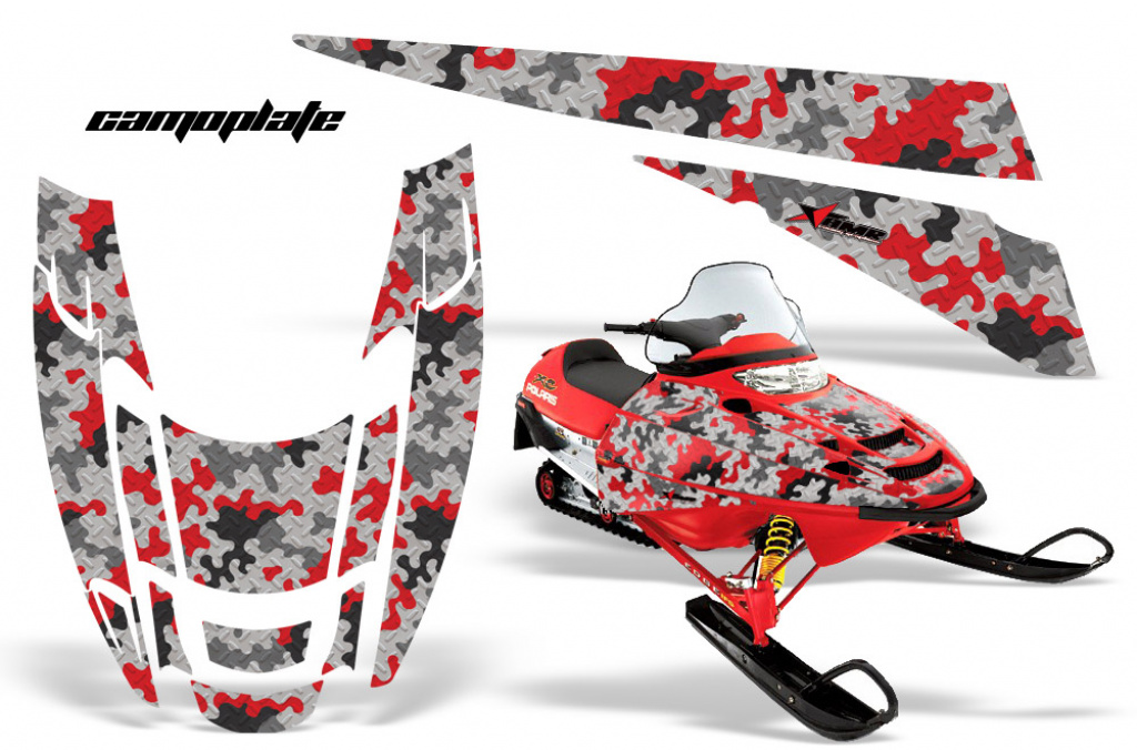 Camoplate Rot für Polaris Edge