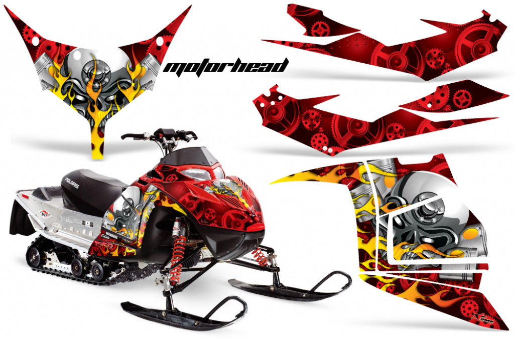 Motorhead Rot für Polaris IQ Race 600 05-18