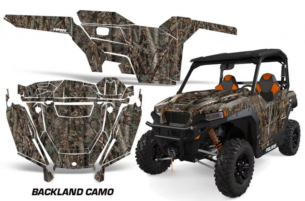 Backland Camo für Polaris General 2 Door 2016+