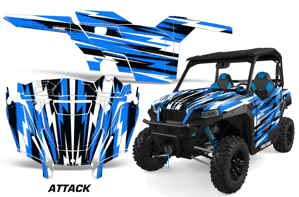 Attack Blau für Polaris General 2 Türer 2016+