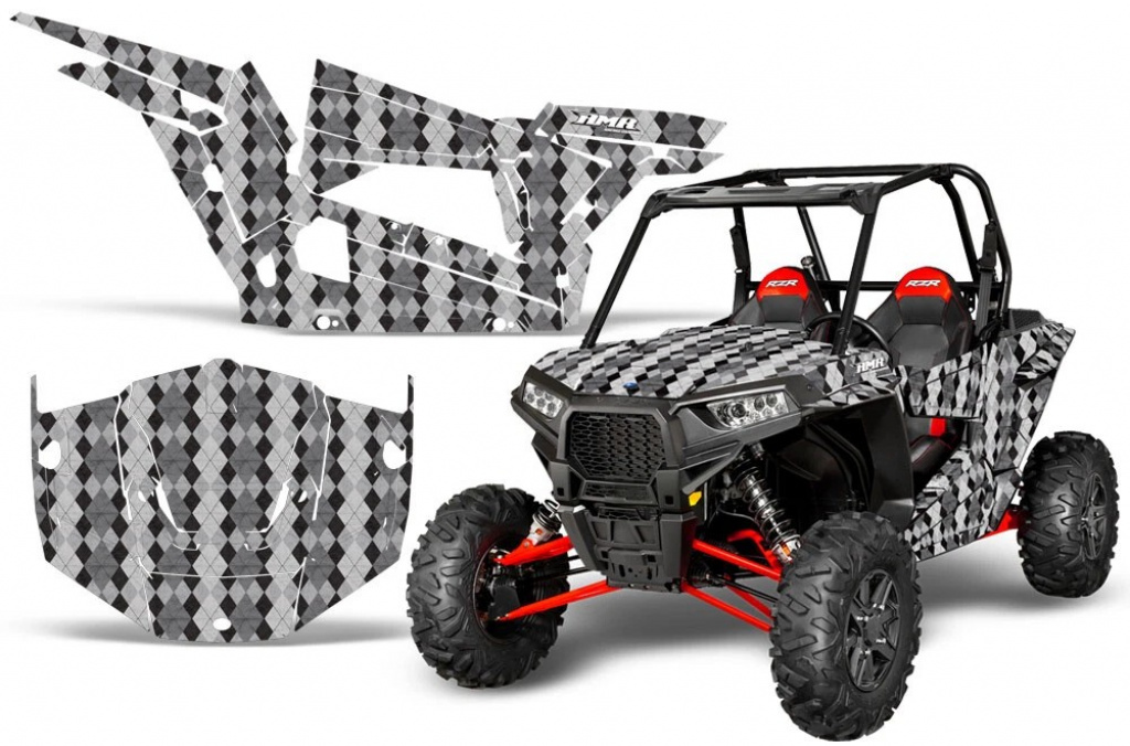 Argyle Silber für Polaris RZR 1000 XP 2 Türer 13-18