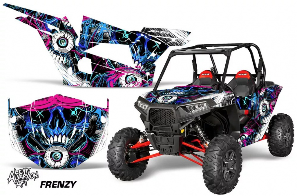 Frenzy Blau für Polaris RZR 1000 XP 2 Türer 13-18