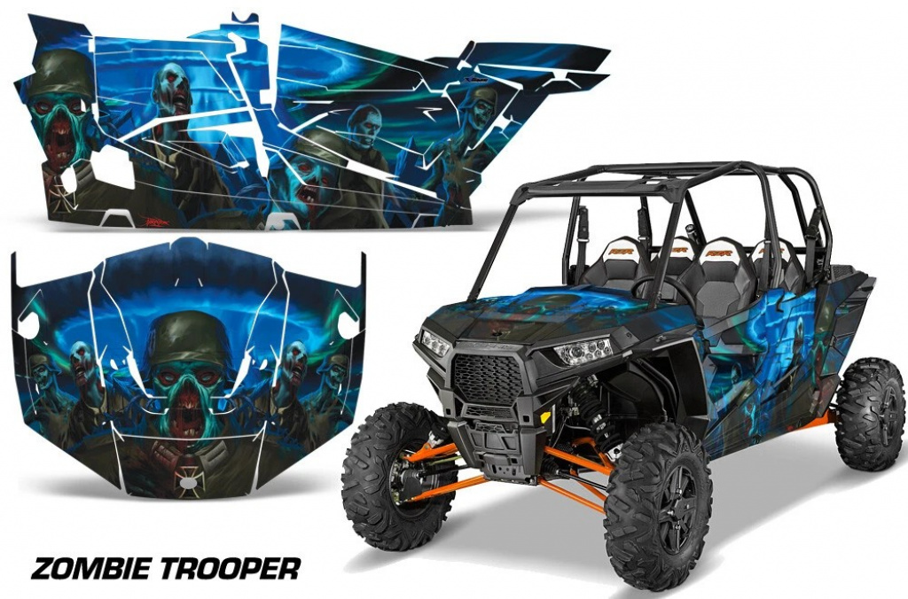 Zombie Trooper Blau für Polaris RZR 1000 XP 4 Türer 13-18