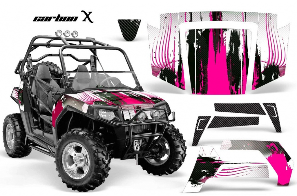 Carbon-X Pink für Polaris RZR 800/s 06-10