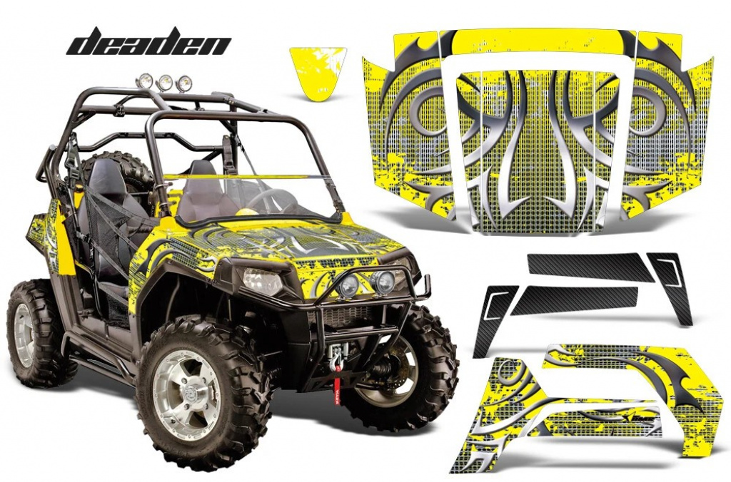 Deaden Gelb für Polaris RZR 800/s 06-10