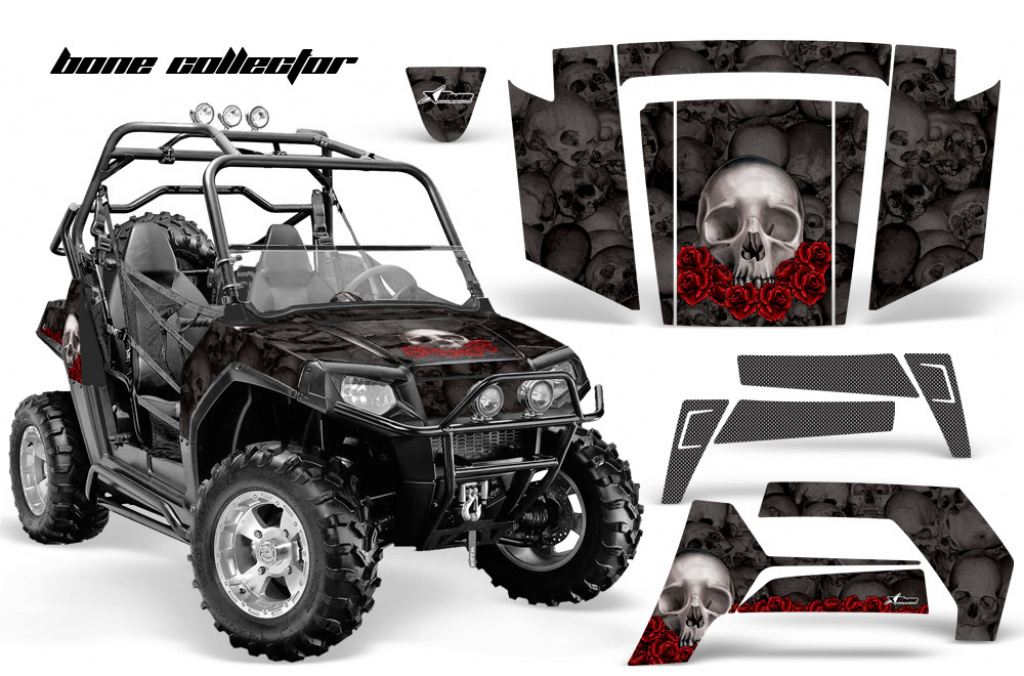 Bone Collector Schwarz für Polaris RZR 800/s 06-10