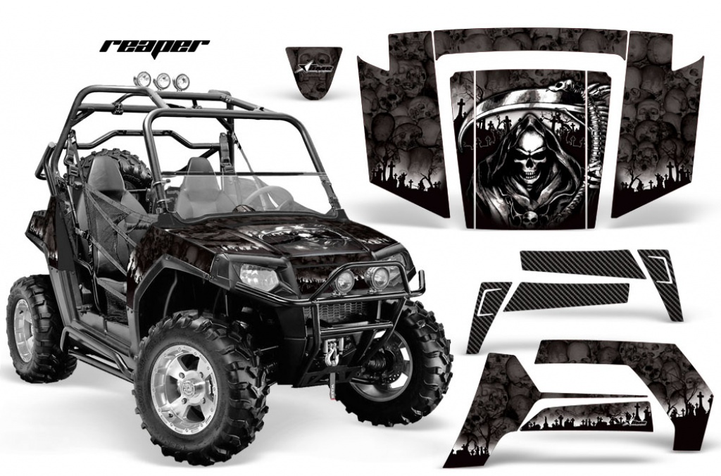 Reaper Schwarz für Polaris RZR 800/s 06-10