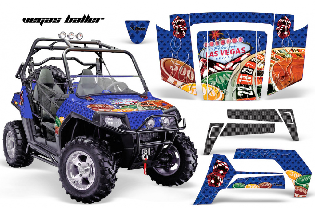 Vegas Baller Blau für Polaris RZR 800/s 06-10