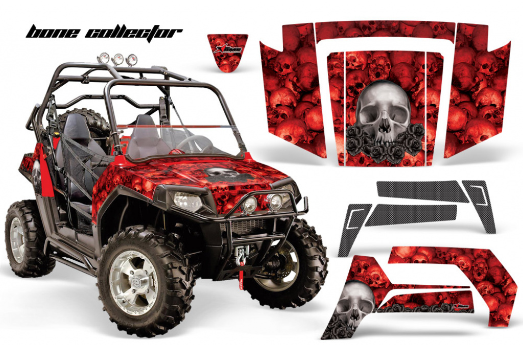 Bone Collector Rot für Polaris RZR 800/s 06-10