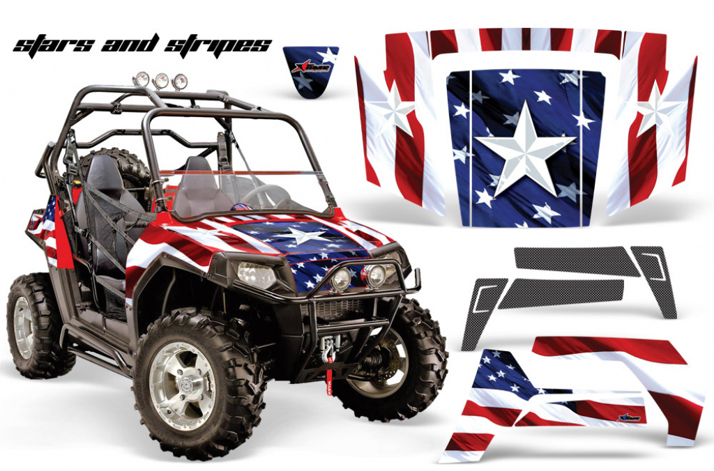 Stars and Stripes für Polaris RZR 800/s 06-10