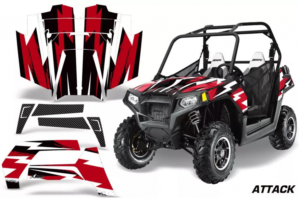 Attack Rot für Polaris RZR 800/s 11-14