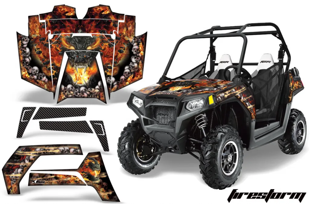 Firestorm Schwarz für Polaris RZR 800/s 11-14