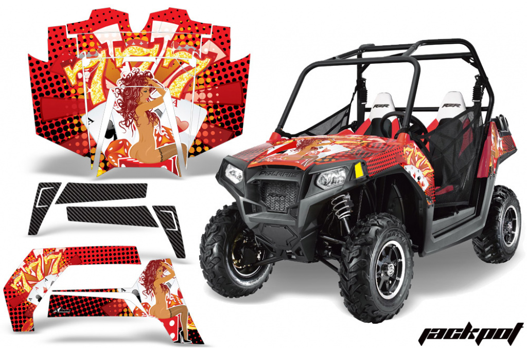 Jackpot Rot für Polaris RZR 800/s 11-14