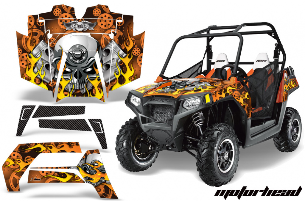 Motorhead Orange für Polaris RZR 800/s 11-14